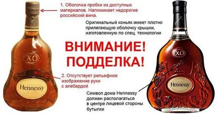 Cum să se facă distincția reală de Hennessy fals