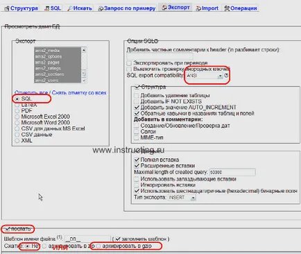 Cum de a muta baza de date MySQL