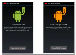Cum să se conecteze la dispozitivul Android calculator cu modul de stocare în masă USB