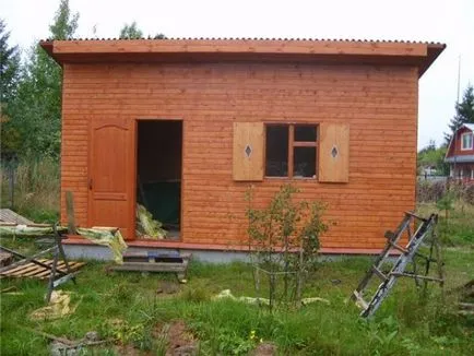 Cum de a construi un șopron la dacha lui la instruire video - construi cu mâinile lor proprii, diagrama, fotografie
