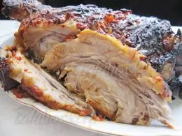 Cum de a găti sunca de porc la cuptor timp de trei rețete