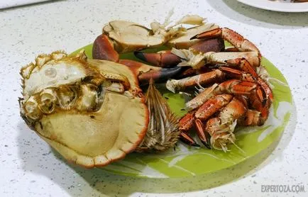Cum de a găti crab, expertoza