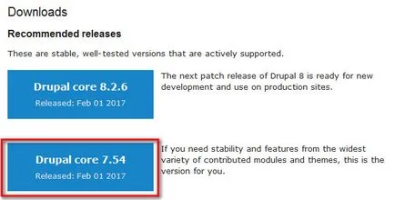 Cum funcționează și cum se instalează Drupal (Drupal) la Denver