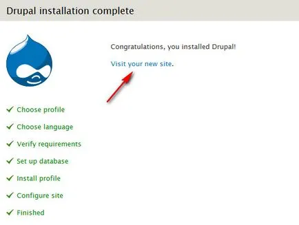 Cum funcționează și cum se instalează Drupal (Drupal) la Denver