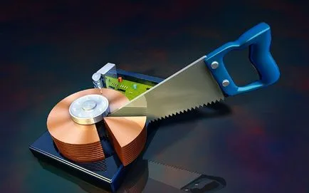 Cum de a diviza hard disk în Windows 10