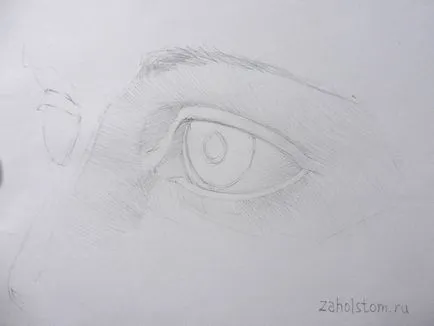 Cum să atragă creion ochi desen ochi de la „a“ la „z“