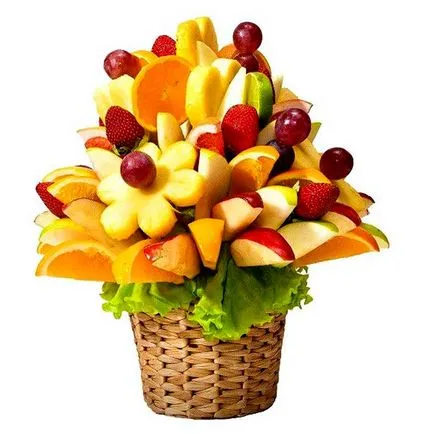 Cum sa faci un buchet de fructe Cum sa faci un buchet de fructe