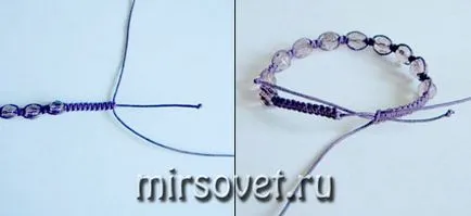 Cum sa faci o bratara cu clasa lui maestru mâinile schinduf cu fotografii