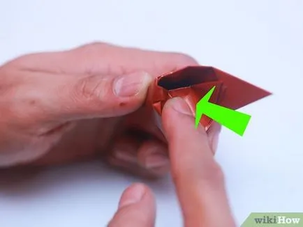 Cum de a face ghearele de hârtie de origami (hârtie în jumătate imagine) Cum ghearele de hârtie origami