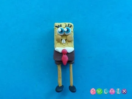 Cum sa faci burete bob din plastilină în etape