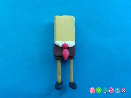 Cum sa faci burete bob din plastilină în etape