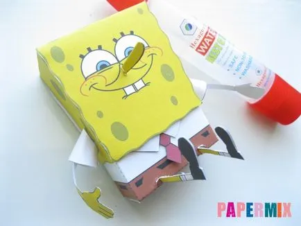 Cum sa faci burete bob de model de hârtie cu mâinile (fasole) Cum sa faci burete bob de model de hârtie cu propriile sale mâini
