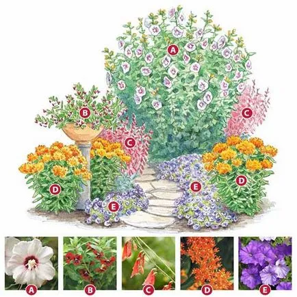 Cum de a face un pat frumos de flori la pat de flori 15 scheme