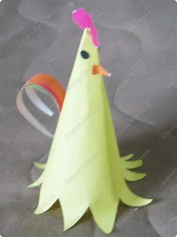 Cum sa faci un cocoș de hârtie cu mâinile (de hârtie) Cum sa faci un cocoș de hârtie cu mâinile