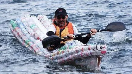 Cum sa faci o barca din sticle de plastic (modul de a face barca ca barca pentru a face cum să vă facă o barcă) Cum sa faci o barca din sticle de plastic