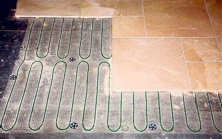 Cum sa faci podeaua din vestiar cald lor diagrama mâini, foto și video de pas cu pas