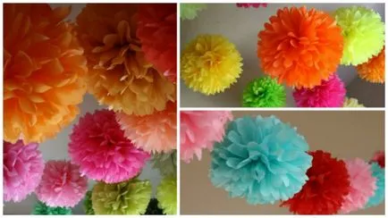 Cum de a face POM-POMS din carton ondulat