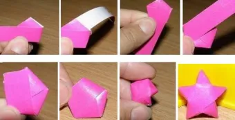 Cum sa faci o stea din hârtie împreună cu sistemele de mâini origami