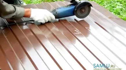 Cum sa faci un gard din tablă profilată cu mâinile sale