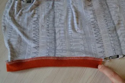 Cum să coase țesături tricotate, Cusut de T-shirt pentru femei de țesături tricotate