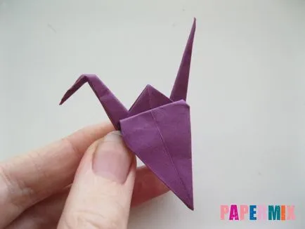 Cum sa faci o macara din hârtie pas cu pas instrucțiunile (Crane a treptei de hârtie origami cu instrucțiuni pas cu fotografii) Cum sa faci o macara din hârtie pas cu pas
