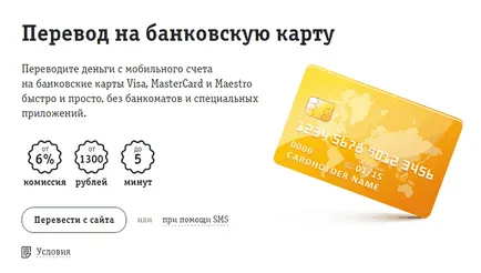 Cum de a retrage bani de la telefonul Beeline numerar