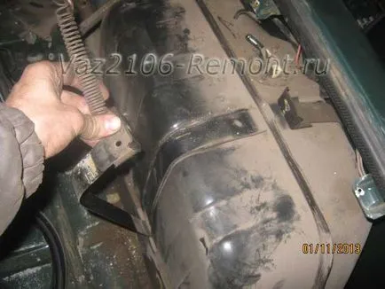 Demontarea reparații Rezervor de combustibil VAZ-2106 (rezervor VAZ-2106) Scoaterea reparații Rezervor de combustibil VAZ-2106