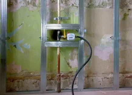 Cum de a ascunde o țeavă de gaz în bucătărie idei foto, video (foto) Cum de a ascunde o conductă de gaz în video de bucătărie fotografie idei