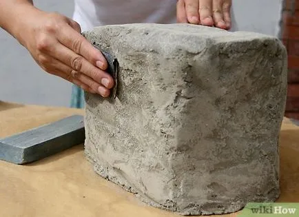 Cum de a crea o piatra de beton artificiala (beton) Cum de a crea pietre artificiale de beton