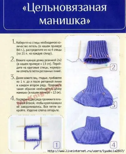 Cum se leagă la pieptar de cămașă sistem de spițe pentru fete (fata) Cum se leagă la schema de spițe fete pieptar de cămașă