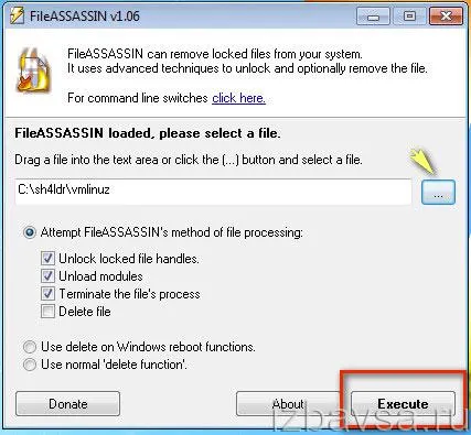 Cum să eliminați fișierele nedemontabile, foldere (folosind programul Unlocker)