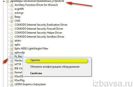 Cum de a elimina driverul USB-dispozitivul de la computer complet (USB-dispozitiv) Cum de a elimina driverul USB-dispozitivul de la computer complet
