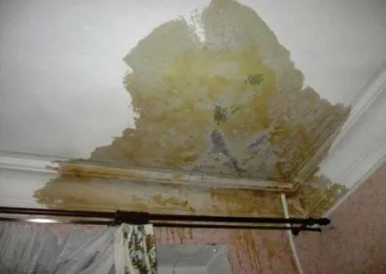 Cum de a elimina petele galbene de pe tavan, după inundarea tuturor plafonului (plafon) Cum de a elimina petele galbene de pe tavan, după inundarea tuturor plafoanelor