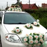 Cum de a decora o masina de nunta cu mâinile sale, foto, video, cum de a decora frumos, decora