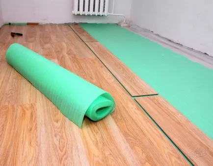 Cum să se stabilească un substrat sub un laminat cu mâinile lor
