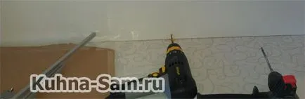 Cum se instalează panoul de bucătărie de perete - kuhna-sam