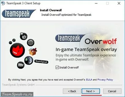 Cum se instalează TeamSpeak 3 în limba rusă