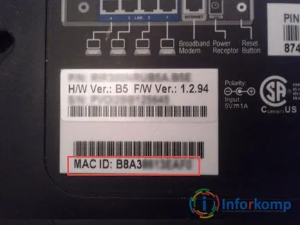 Cum de a găsi adresa MAC a unui calculator, un laptop sau un router Wi-Fi (internet) Cum de a găsi adresa MAC a computerului, un laptop sau un router Wi-Fi