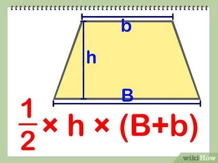 Cum pentru a calcula suprafața (în centimetri pătrați)