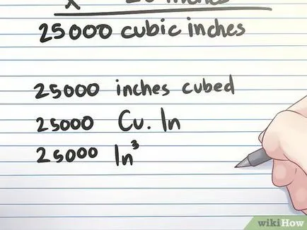 Cum se calculează volumul în centimetri cubi (inci măsurat cantități) Cum se calculează volumul în centimetri cubi