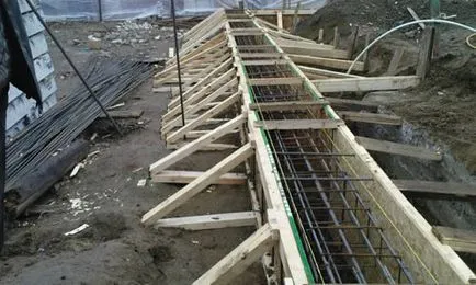 Cum se setează cofrajului pentru turnarea betonului (video)