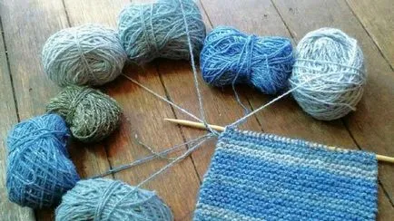 Cum să tricot bucle faciale spițe