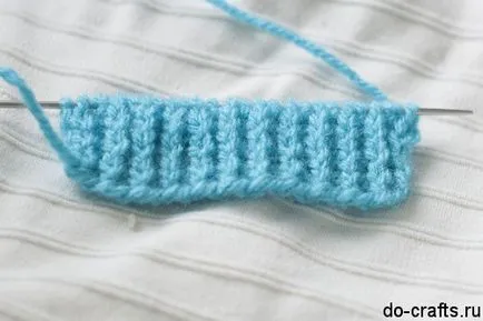 Cum să tricot spițe, guma de Master Class cu fotografie