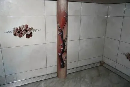 Ca ascunde sau decora conducta de gaz în bucătărie (ca conducta de gaz zadekorirovat în bucătărie) Ca ascunde sau decora conducta de gaz în bucătărie