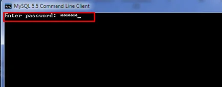Cum de a rula MySQL din linia de comandă cu „împingător“