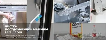 Capital Curățarea mașinii de spălat vase 7 trepte (etape) Curățarea mașinii de spălat vase de capital 7 trepte