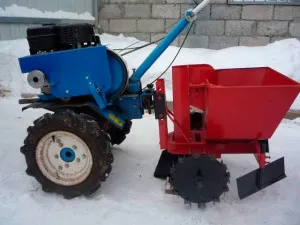Planter pentru mâini motoblock - instrucțiuni video, desene