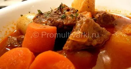 Cartofi și carne în multivarka Panasonic