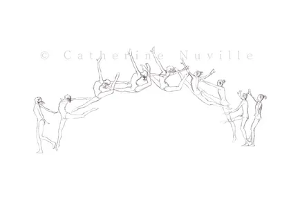 artist Katrin Nuvil care atrage sala de sport - arta de sport de bun gust - bloguri