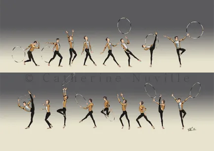 artist Katrin Nuvil care atrage sala de sport - arta de sport de bun gust - bloguri
